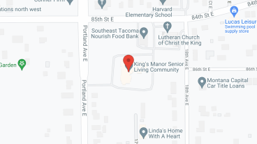 King's Manor Senior Living Community in google map