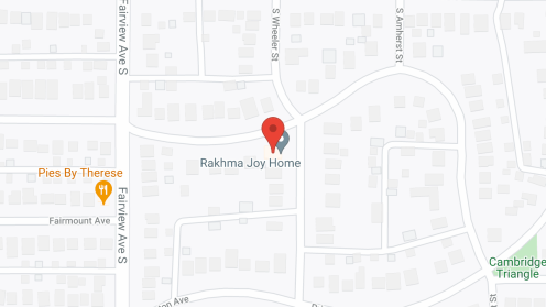 Map of the neighborhood around Rakhma Joy