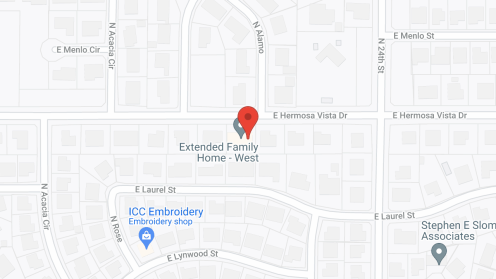 Map of the neighborhood around Extended Family II