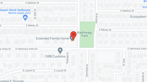 Map of the neighborhood around Extended Family