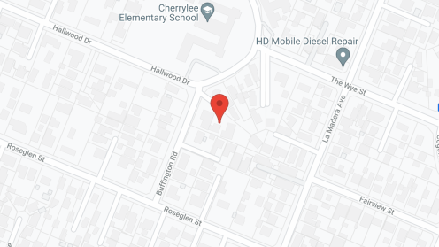 Map of the neighborhood around St. Judes Home for the Elderly III