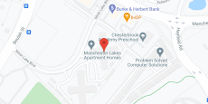 Manchester Lakes in google map
