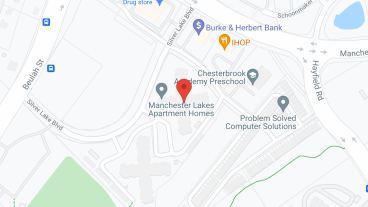 Manchester Lakes in google map