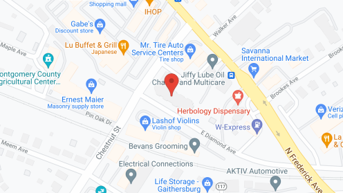 Map of the neighborhood around The Oaks at Olde Towne