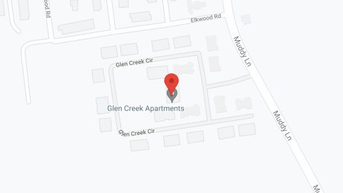Map of the neighborhood around Glen Creek