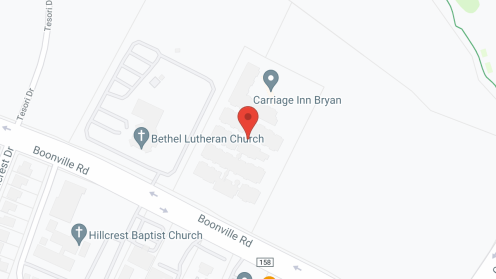 Map of the neighborhood around Carriage Inn at Bryan