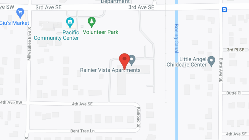 Map of the neighborhood around Rainier Vista Apartments