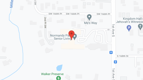 Map of the neighborhood around Normandy Park Assisted Living