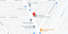 Sunrise of Connecticut Ave in google map