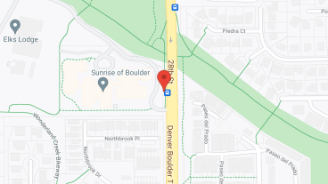 Sunrise of Boulder in google map