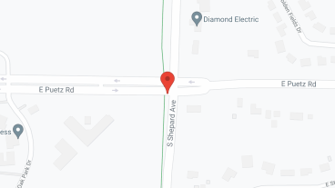 Meadowmere and Mitchell Manor Oak Creek in google map