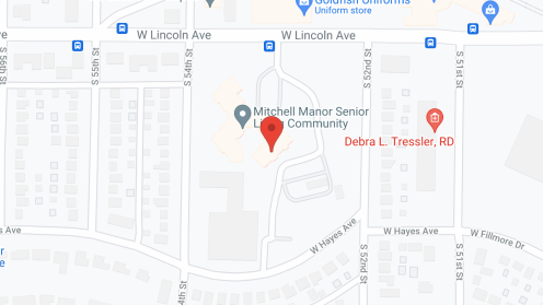 Map of the neighborhood around Aria at Mitchell Manor