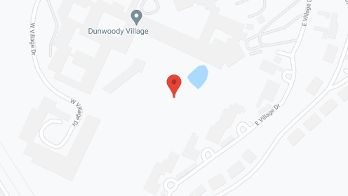 Map of the neighborhood around Dunwoody Village