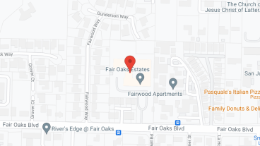 Fair Oaks Estates in google map