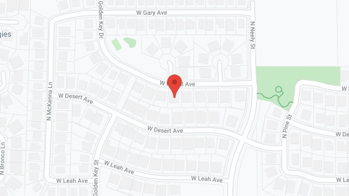 Map of the neighborhood around Yashua Cedar