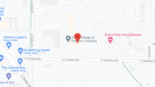 Map of the neighborhood around Geneva Crossing