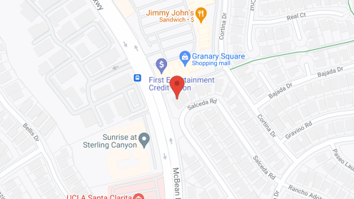 Map of the neighborhood around TEFC