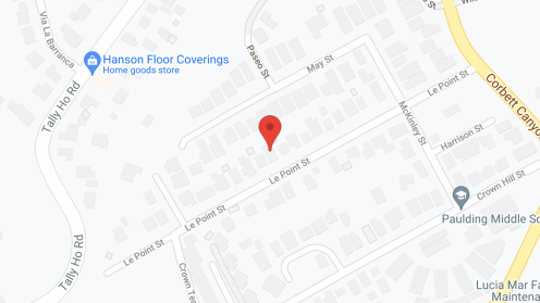 Map of the neighborhood around Hillside Villa Retirement Home #2