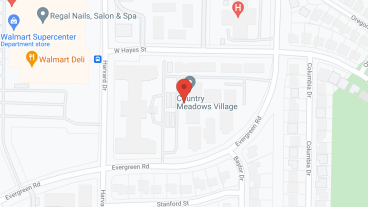 Country Meadows Village in google map
