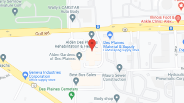 Alden Courts and Gardens of Des Plaines in google map