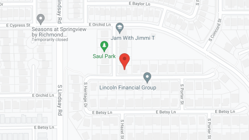 Map of the neighborhood around Christina's Assisted Living
