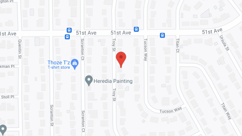 Map of the neighborhood around Ty's House, LLC.