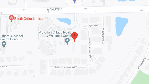 Map of the neighborhood around Victorian Village