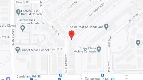 Map of the neighborhood around Casa del Norte Assisted Living