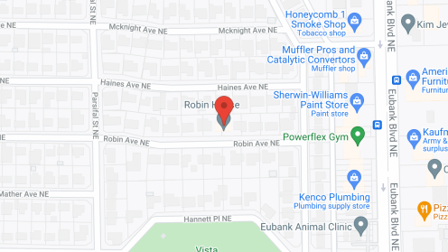 Map of the neighborhood around Robin House Assisted Living