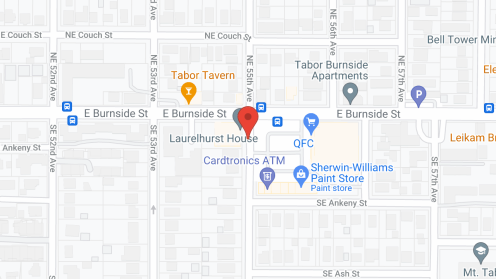Map of the neighborhood around Laurelhurst House