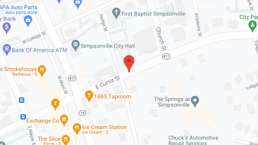 The Springs at Simpsonville in google map