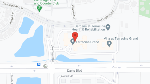 Map of the neighborhood around Terracina Grand