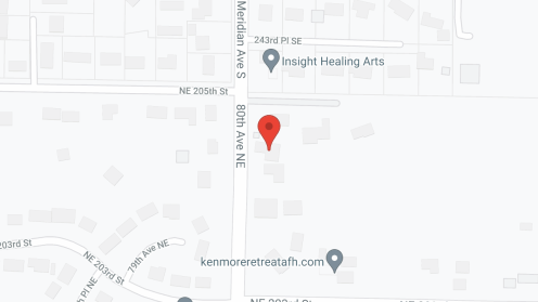 Map of the neighborhood around Love Care