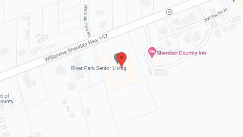 Map of the neighborhood around River Park Senior Living