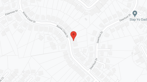Map of the neighborhood around Kiowa Crest I
