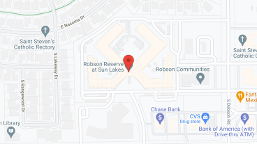Robson Reserve at Sun Lakes in google map