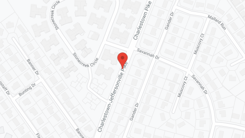 Map of the neighborhood around Riverbend