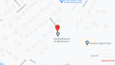 KindredHearts of Manitowoc in google map