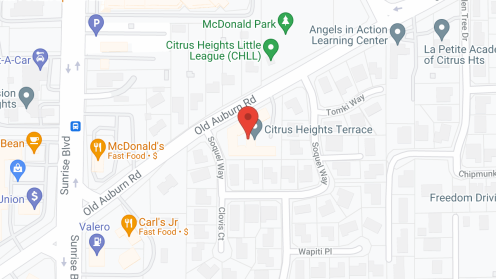 Map of the neighborhood around Citrus Heights Terrace