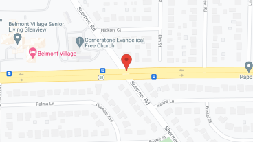 Belmont Village Glenview in google map