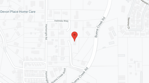 Map of the neighborhood around Hill View Cottage