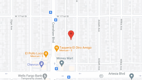 Map of the neighborhood around Morningside Terrace