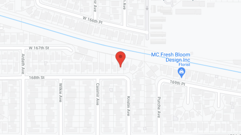Map of the neighborhood around Evergreen Haven