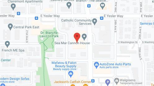 Map of the neighborhood around The Cannon House