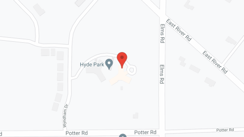 Map of the neighborhood around Hyde Park Memory Impaired