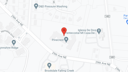 Map of the neighborhood around Holiday Pinecrest