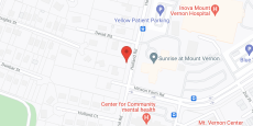 Sunrise of Mt Vernon in google map