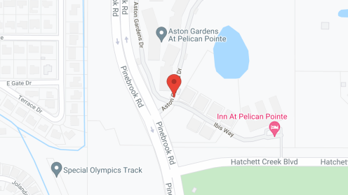 Map of the neighborhood around Aston Gardens at Pelican Pointe