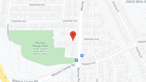 Map of the neighborhood around Serra Mesa Guest Home I