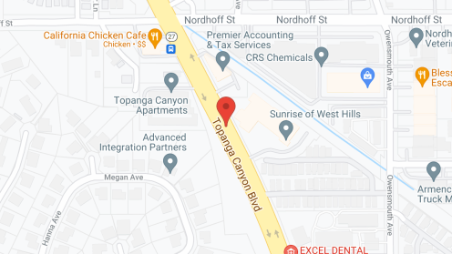 Map of the neighborhood around Ivy Park at West Hills